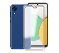 KJYF Pack of 5 screen protectors for Samsung Galaxy A03 Core (6.5 inches), high quality HD clear tempered glass screen protector, 9H hardness.