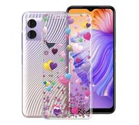 KJYF Phone Case for Doogee N50 (6.52 Inch), Shockproof Shell Bumper Soft Cover Cute Pattern Design Case for Doogee N50 [Ultra-Slim Stylish X Anti-Yellowing] - Pink Balloon