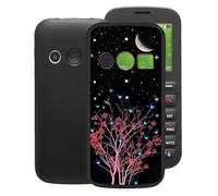 KJYF Phone Case for Doro 1380, Black Anti-Scratch Bumper Cover, Ultra-Thin Soft TPU Case, Flexible Silicone Fashion Protection Case for Doro 1380 2.40 Inch - Miracle