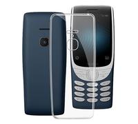 KJYF Phone Case for Nokia 8210 4G (2.8 Inch), Shockproof Shell Bumper Cover Glossy Case for Nokia 8210 4G [Thin Slim X Anti-Yellowing] [Military Drop Protection] - Transparent