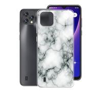 KJYF Phone Case for Oscal C60 Pro (6.53 Inch), Shockproof Shell Bumper for Oscal C60 Pro, Anti-Scratch Clear Back Cover [Thin Slim X Anti-Yellowing] - Marble