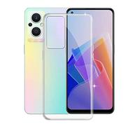 KJYF Protective Case for Oppo F21 Pro 5G (6.43 Inches), Silicone Case Transparent TPU Cover Bumper Anti-Scratch Protective Mobile Phone Case for Oppo F21 Pro 5G - Transparent