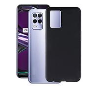 KJYF Protective Case for Realme 9 5G (6.5 Inches) Silicone Case Black TPU Cover Bumper Anti-Scratch Protective for Realme 9 5G Black