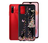 KJYF Protective Case for Ulefone Note 12P (6.82 Inches), Silicone Case Black TPU Cover Bumper Anti-Scratch Protective for Ulefone Note 12P - Girls