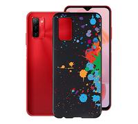 KJYF Protective Case for Ulefone Note 12P (6.82 inches), Silicone Case Black TPU Cover Bumper Anti-Scratch Protective for Ulefone Note 12P - Graffiti