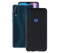 KJYF Protective Shell Case for Alcatel 1S 2020 (6.22 Inches) Silicone Case Black TPU Cover Bumper Anti-Scratch Protective for Alcatel 1S 2020 - Black