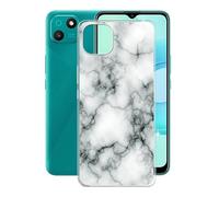 KJYF Protective Silicone Case for Wiko T10 (6.5 Inches), Transparent TPU Cover Bumper Anti-Scratch Protective Mobile Phone Case for Wiko T10 - Marble
