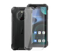 KJYF Tempered Glass Screen Protector for Blackview BV8800 (6.58 inches), [Pack of 2] [9H Hardness] [Fingerprint Sensor Compatible] High Quality HD Clear Tempered Glass Film for Blackview BV8800