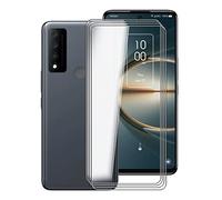 KJYF Tempered Glass Screen Protector for TCL 30 V 5G (6.67 Inches), [4 Pieces] Tempered Glass Screen Protector, Anti-Scratch, Bubble-Free, for TCL 30 V 5G Glass Protection.