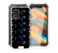 KJYFOANI Case for Blackview BV4800 SE (6.56"), with [2 x Tempered Glass Screen Protector], Clear Soft Shell Ultra-Thin [Anti-Scratch] [Anti-Yellow] Cases for Blackview BV4800 SE - Glisten