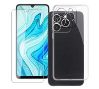 KJYFOANI Case for Cubot Note 60 (7.20"), with [1 x Tempered Glass Screen Protector], Clear Soft Shell Ultra-Thin [Anti-Scratch] [Anti-Yellow] Cases for - Transparent