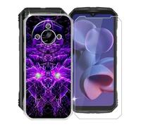 KJYFOANI Case for Doogee S118 Pro (6.58"), with [1 x Tempered Glass Screen Protector], Clear Soft Shell Ultra-Thin [Anti-Scratch] [Anti-Yellow] Cases for Doogee S118 Pro - Demon