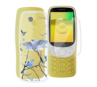 KJYFOANI Case for Nokia 3210 2024 (2.40"), with [1 x Tempered Glass Screen Protector], Clear Soft Shell Ultra-Thin [Anti-Scratch] [Anti-Yellow] Cases for Nokia 3210 2024 - Free Bird