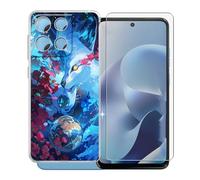 KJYFOANI Case for Xiaomi Poco M8 (6.72"), with [1 x Tempered Glass Screen Protector], Clear Soft Shell Ultra-Thin [Anti-Scratch] [Anti-Yellow] Cases for - Space Wolf