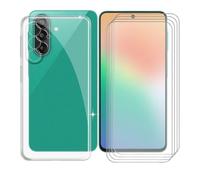 KJYFOANI Cover for Samsung Galaxy F70 Pro 5G-Transparent+Tempered Glass