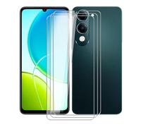 KJYFOANI for Vivo Y04s (6.74") Screen Protector Tempered Galss, [3 Pack] High Clear [9H Hardness] [Bubble Free] [Easy Install] Matte Protective Film for.