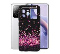 KJYFOANI Phone Case for BLU Bold N4 6.78 Inch, Black Anti-Scratch Bumper Shell, Shockproof Anti-Drop Protection Case, Ultra-Thin Soft Back Cover for - Little Heart