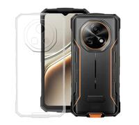 KJYFOANI Phone Case for Doogee Fire 7 (6.56"), Shockproof Bumper Soft Shell Cases for Doogee Fire 7, Transparent Anti-Scratch Back Cover [Ultra Slim X Anti-Yellow] - Transparent