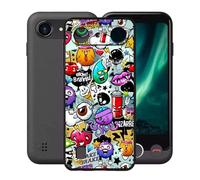 KJYFOANI Phone Case for Doro Aurora A10 4.50 Inch, Black Anti-Scratch Bumper Shell, Shockproof Anti-Drop Protection Case, Ultra-Thin Soft Back Cover for - XS40