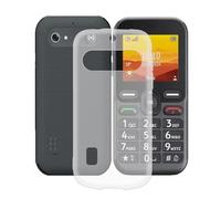 KJYFOANI Phone Case for Doro Leva L10 (2.4"), Shockproof Bumper Soft Shell Cases for Doro Leva L10, Transparent Anti-Scratch Back Cover [Ultra Slim X Anti-Yellow] - Transparent