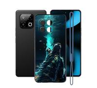 KJYFOANI Phone Case for Gigaset GS6 Pro Cover (6.67 "), Shell Protection Shockproof Anti-Scratch Silicone Soft TPU Black Back Bumper for Gigaset GS6 Pro - Happy mood