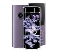 KJYFOANI Phone Case for Nokia 110 4G 2023 (1.8"), Soft Shell Cover with 360° Rotation Ring Kickstand, Cute Pattern Design for Girl Woman, for Nokia 110 4G 2023 Protection Case - XT19