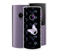 KJYFOANI Phone Case for Nokia 110 4G 2023 (1.8"), Soft Shell Cover with 360° Rotation Ring Kickstand, Cute Pattern Design for Girl Woman, for Nokia 110 4G 2023 Protection Case - XT24