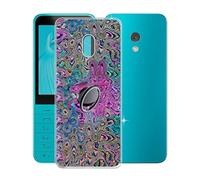 KJYFOANI Phone Case for Nokia 235 4G 2024 (2.80"), Shockproof Shell Bumper Soft Shell Cases for Nokia 235 4G 2024, with 360° Rotation Ring Kickstand Anti-Scratch Clear Back Cover - Bunny Girl