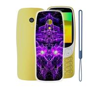 KJYFOANI Phone Case for Nokia 3210 2024 (2.40"), Shockproof Bumper Soft Shell Cases for Nokia 3210 2024, Transparent Anti-Scratch Back Cover [Ultra Slim X Anti-Yellow] - Demon