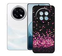 KJYFOANI Phone Case for Oppo A6 Max 6.80 Inch, Black Anti-Scratch Bumper Shell, Shockproof Anti-Drop Protection Case, Ultra-Thin Soft Back Cover for - Little Heart
