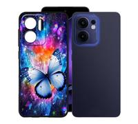 KJYFOANI Phone Case for Oppo Reno13 FS 5G 6.67 Inch, Black Anti-Scratch Bumper Shell, Shockproof Anti-Drop Protection Case, Ultra-Thin Soft Back Cover for - Freedom 1