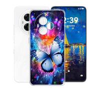 KJYFOANI Phone Case for TCL NxtPaper 60 Ultra (7.20"), Shockproof Bumper Soft Shell Cases for TCL NxtPaper 60 Ultra, Transparent Anti-Scratch Back Cover [Ultra Slim X Anti-Yellow] - Freedom 1