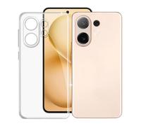 KJYFOANI Phone Case for Vivo V60 (6.67"), Shockproof Bumper Soft Shell Cases for Vivo V60, Transparent Anti-Scratch Back Cover [Ultra Slim X Anti-Yellow] - Transparent