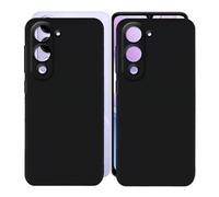 KJYFOANI Phone Case for Vivo Y19sGT 6.74 Inch, Black Anti-Scratch Bumper Shell, Shockproof Anti-Drop Protection Case, Ultra-Thin Soft Back Cover for - 2 PACK