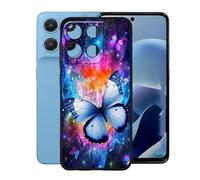 KJYFOANI Phone Case for Xiaomi Poco M8 6.72 Inch, Black Anti-Scratch Bumper Shell, Shockproof Anti-Drop Protection Case, Ultra-Thin Soft Back Cover for - Freedom 1