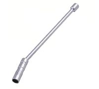 Kjzeex Long Rod 14mm Spark Plug Socket, Universal Joint Spark Plug Wrench, 3/8" 12 Point Magnetic Spark Plug Socket, Car Repair Spark Plug Removal Tool