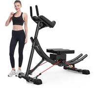 KJZQXYX AB Workout Equipment, Home Gym Ab Machine, Height Adjustable, for Abdominal Exercise/Strength Training