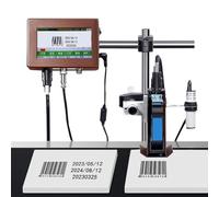 KJZQXYX Automatic Coding Machine, Industrial Inkjet Printer, 12.7mm/25.4mm Automatic Inkjet Coding Machine for Production Line (12.7mm)