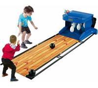 KJZQXYX Bowling Ball Sports Game Console, Electronic Bowling Alley Game,with Automatic Reset, Lighting, Simulation Sound Effect (2m)