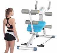 KJZQXYX Core Abdominal Trainer,with LCD Display,Foldable Ab Strength Training Equipment, for Home Gym Fitness
