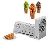KJZQXYX Egg Waffle Cooler, 30W Stainless Steel Automatic Egg Waffle Blower, With Smart Sensor,for Coffee Shop, Snack Bar