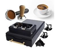 KJZQXYX Electric Portafilter Cleaner,Automatic Coffee Grounds Cleaning Machine,Espresso Puck Sucker,for Commercial Coffee Bars