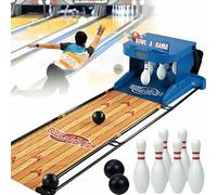 KJZQXYX Electronic Bowling Alley Game, Indoor Bowling Ball Sports Game Console,with LED Electronic Scoreboard,for Backyard (2m/6ft)