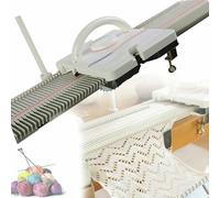 KJZQXYX Knitting Machine, Portable Plastic Domestic Smart Weaving Loom Set,Hand Sweater Knitting Machine Kit, for Adults