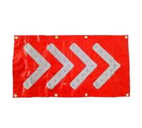 KJZQXYX Magnetic Traffic Warning Sign,Bright Guide Light,with Directional Arrows,for Road Barricade & Outdoor Construction Safety (A Solar)