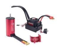 KK 3674 2250KV Waterproof Brushless Motor + 120A Waterproof Brushless ESC + Heatsink Combo Set for 1/8 Drift Racing Car Buggy Off-Road RC Car