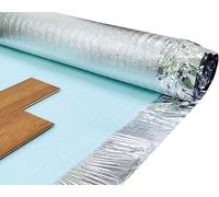KK 3mm DPM Silver Underlay for Wood & Laminate Flooring (1m x 7.5m) - Floor Leveling, Soundproofing, Heat Insulation, Moisture Barrier