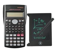 KK-82MS-B Scientific Calculator with 4.4 Inch LCD Writing Pad, Black