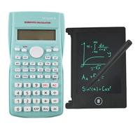 KK-82MS-B Scientific Calculator with 4.4 Inch LCD Writing Pad, Green