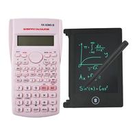 KK-82MS-B Scientific Calculator with 4.4 Inch LCD Writing Pad, Pink